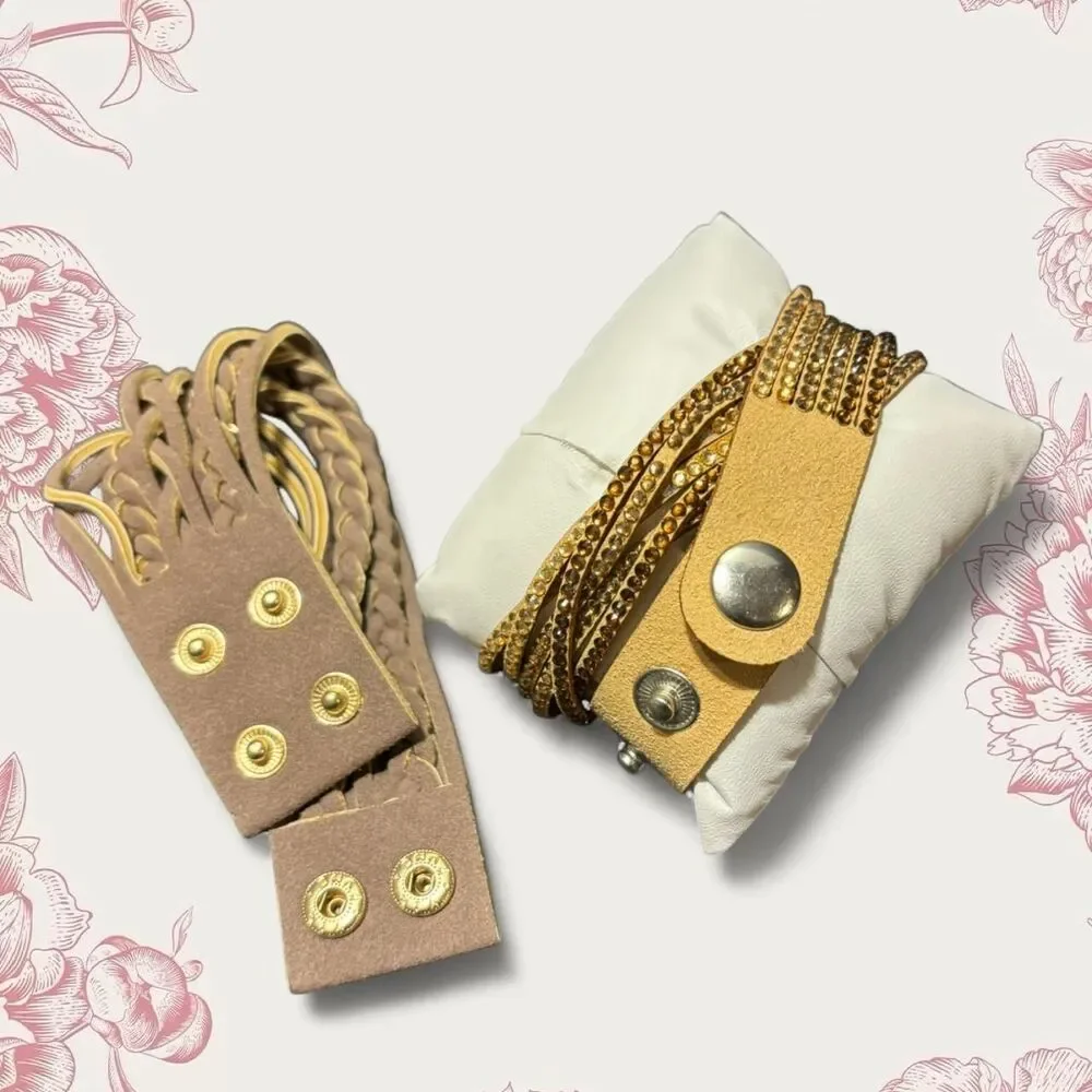 Maurices Women's Gold and Tan Watch